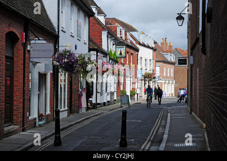 St Martins Street Chichester Foto Stock