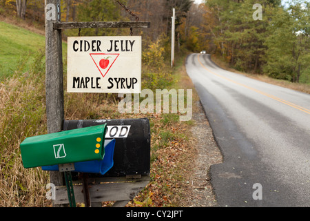 Legno Cider Mill, Springfield, Vermont, USA Foto Stock