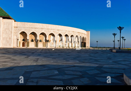 Il re Hassan II Mosque, Casablanca, Marocco Foto Stock