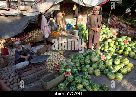 Negoziante a Kabul, Afghanistan Foto Stock