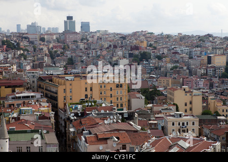 Vista dalla Torre di Galata, Istanbul Foto Stock