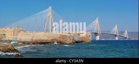 Ponte Rion-Antirion - dove la storia incontra il futuro Foto Stock