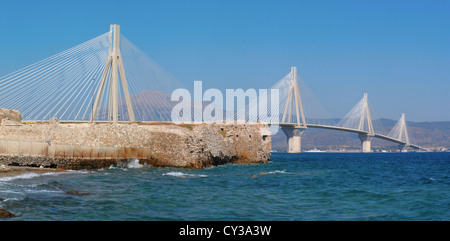 Ponte Rion-Antirion - dove la storia incontra il futuro Foto Stock