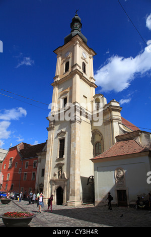 La Romania, Cluj-Napoca, chiesa francescana, Foto Stock