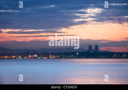 Istanbul stretto di sunrise Foto Stock