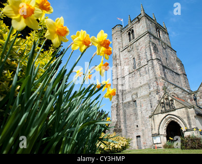 S. Osvaldo Chiesa, Oswestry, Shropshire, Inghilterra Foto Stock