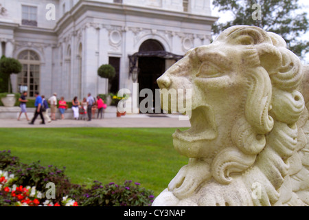 Rhode Island Newport,Bellevue Avenue,Rosecliff 1902,Vanderbilt,residenze d'epoca dorate,museo,Newport Preservation Society,famiglie genitori Foto Stock