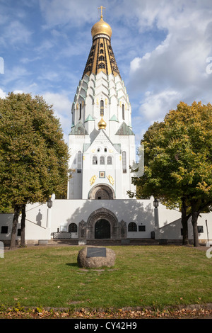 San Alessio della Russia Memorial Church, Lipsia, Sassonia, Germania Foto Stock