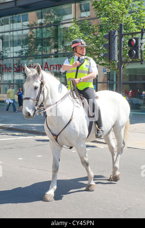 Montato funzionario di polizia di Londra Foto Stock