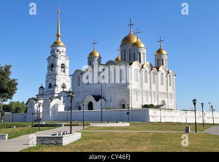 La cattedrale della Dormizione di Vladimir, Russia Foto Stock