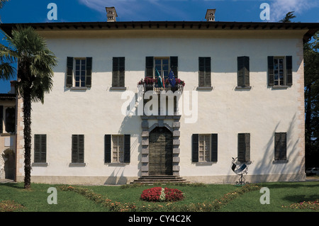 Europa Italia Lombardia in provincia di Como Domaso Villa Camilla sede del comune Foto Stock