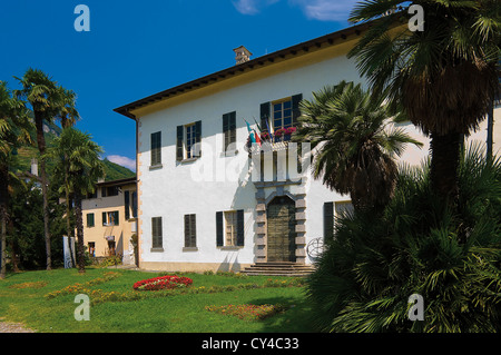 Europa Italia Lombardia in provincia di Como Domaso Villa Camilla sede del comune Foto Stock