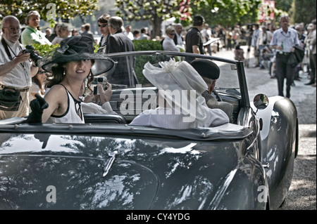 Auto parade presso il Villa d'Este Concours sul Lago di Como Italia 2008 Foto Stock