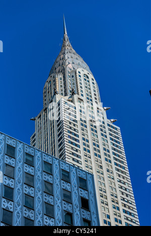 Il Chrysler Building sulla 42nd street Manhattan New York City USA Foto Stock