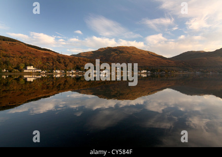 Vista sul Loch Long da Arrochar Foto Stock