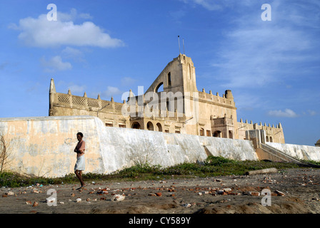 Fort danese ; Fort Dansborg in Tharangambadi;Tranquebar,Tamil Nadu, India Foto Stock