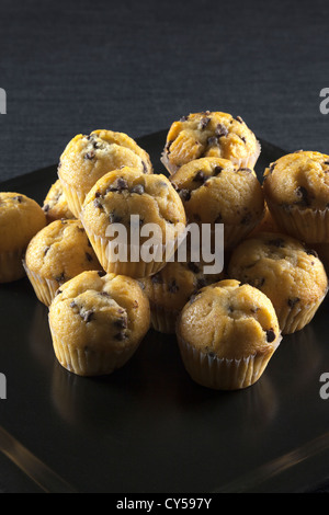 Muffin con scaglie di cioccolato Foto Stock