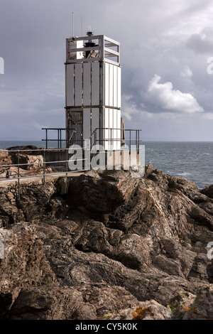 Sleat Point Lighthouse, Isola di Skye, Scotland, Regno Unito Foto Stock
