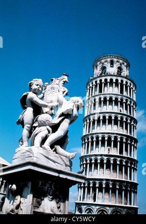 Torre pendente di pisa,Toscana,Italia Foto Stock