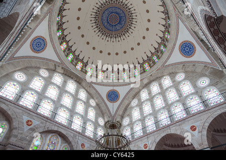 Mihrimah Sultan Camii la moschea, Edirnekapi, Istanbul, Turchia Foto Stock