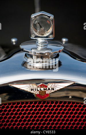 Vintage hillman auto termometro del radiatore, Foto Stock