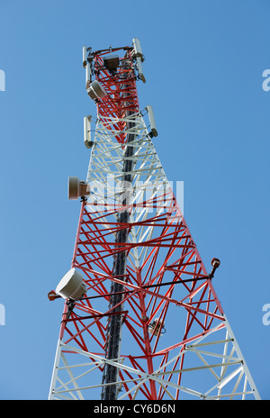 Antenna cellulare autoportante torre , Finlandia Foto Stock