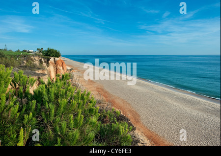 Praia de Vale do Lobo Beach, Algarve, PORTOGALLO Foto Stock