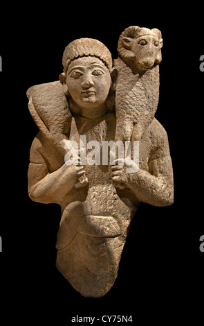 Ram calcare portatore arcaica del VI secolo A.C. Cipro Grecia greco cipriote Foto Stock