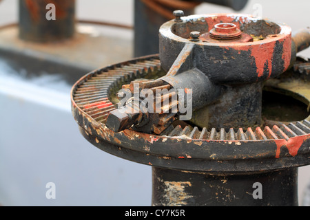 Il vecchio meccanismo della nave Foto Stock