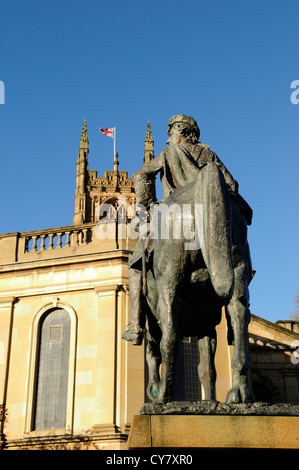 Charles Edward Stuart,'Bonnie Prince Charlie '.La cattedrale verde Derby Inghilterra. Foto Stock