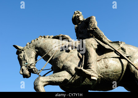 Charles Edward Stuart,'Bonnie Prince Charlie '.La cattedrale verde Derby Inghilterra. Foto Stock