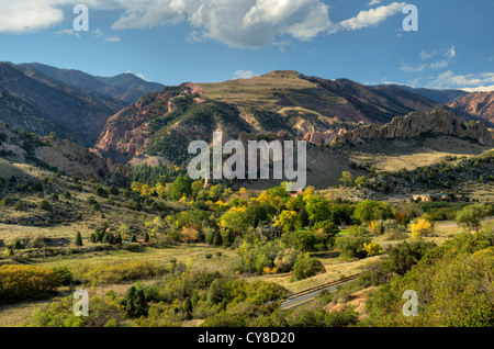 Vicino al giardino degli dèi, Colorado Springs, Colorado Foto Stock