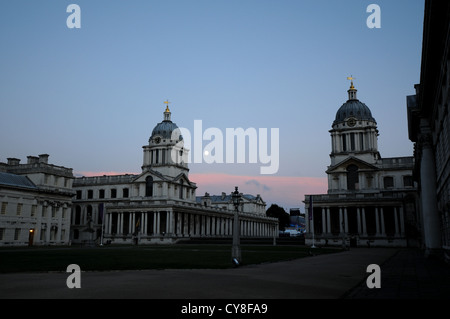 Old Royal naval College di Greenwich, London, Regno Unito Foto Stock