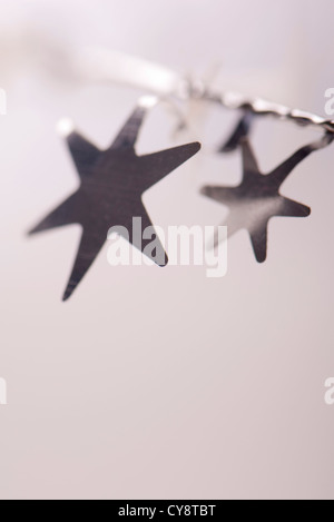 A forma di stella ghirlanda Foto Stock