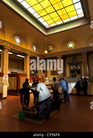 L'Ufficio Postale centrale edificio di Asmara Eritrea Foto Stock