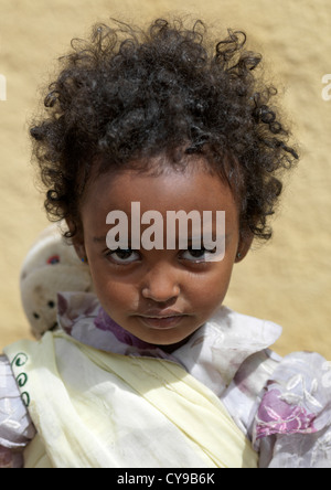 Bambina da Asmara, Eritrea Foto Stock