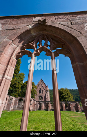 HIRSAU ABBEY, RUIN, IN THE PAST St. PETER AND PAUL ABBEY, NEAR CALW, BLACK FOREST, BADEN-WUERTTEMBERG, GERMANY Foto Stock