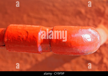 Close up di acqua della tubazione del fornitore di Pune, Maharashtra, India Foto Stock