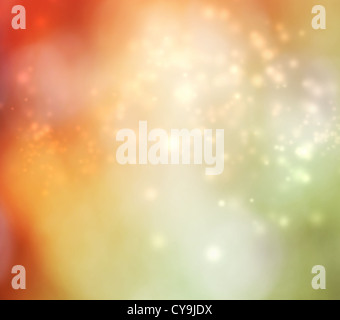 Abstract sfondo luminoso - arancione e verde Foto Stock