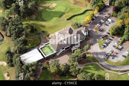 Vista aerea di Camberley Heath Golf Club, Surrey Foto Stock