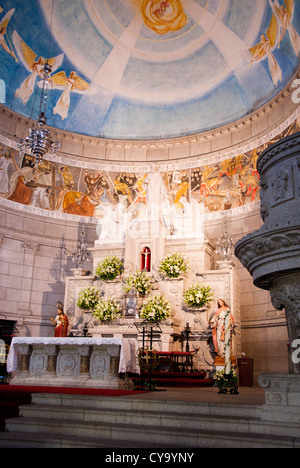 Interno, la Basilica di Santa Lucia, Viana do Castelo, Portogallo Foto Stock