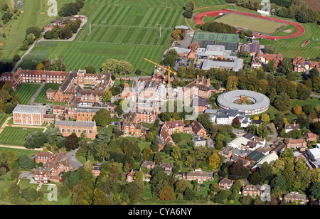 Vista aerea di Radley Collegio Convitto, Abingdon, Oxfordshire Foto Stock