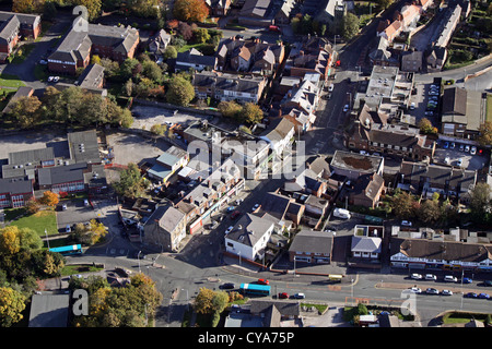 Vista aerea di Upton sul Wirral, Merseyside Foto Stock