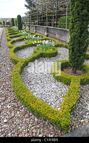 Scatola di copertura della formale Italianamente giardini a Trentham Gardens Stoke-on-Trent Staffordshire England Regno Unito Foto Stock