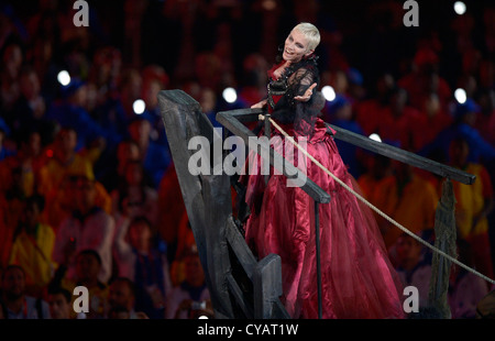 Annie Lennox al London 2012 Olympic Cerimonia di chiusura Foto Stock
