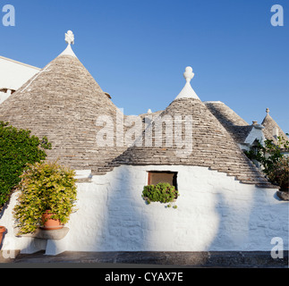 ' Tradizionali Trulli' village (Alberobello,Basilicata-Italy) Foto Stock