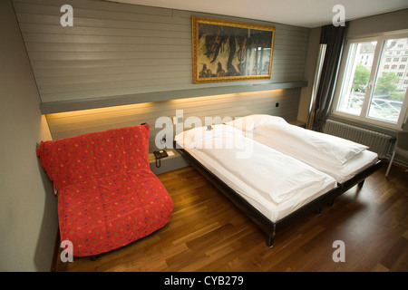 L'Europa, la Svizzera, Zurigo, interno del limmatblick hotel in stile dadaista Foto Stock