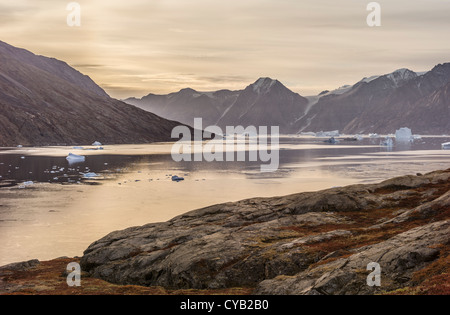 FREDERIKSDAL PARCO NAZIONALE DI GROENLANDIA Foto Stock