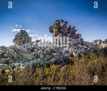 HEIMAEY ISOLE WESTMAN ISLANDA Foto Stock