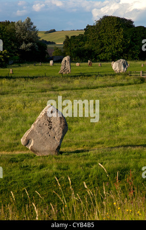 Ad Avebury henge neolitico stone circle,Wiltshire, Inghilterra